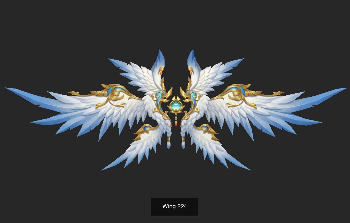 Pack With 25 Wings Part 9 3D Model Collection_6