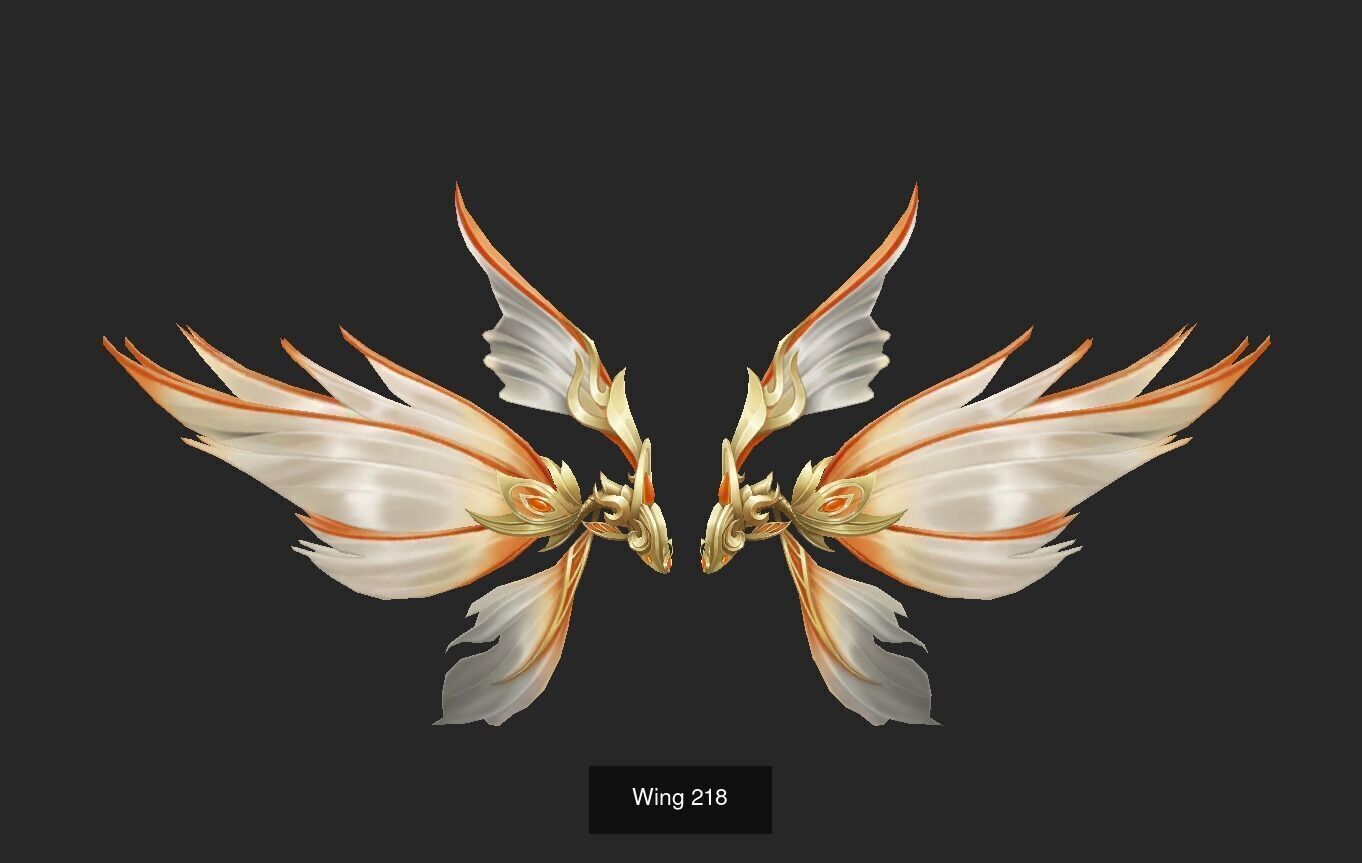 Pack With 25 Wings Part 9 3D Model Collection_12