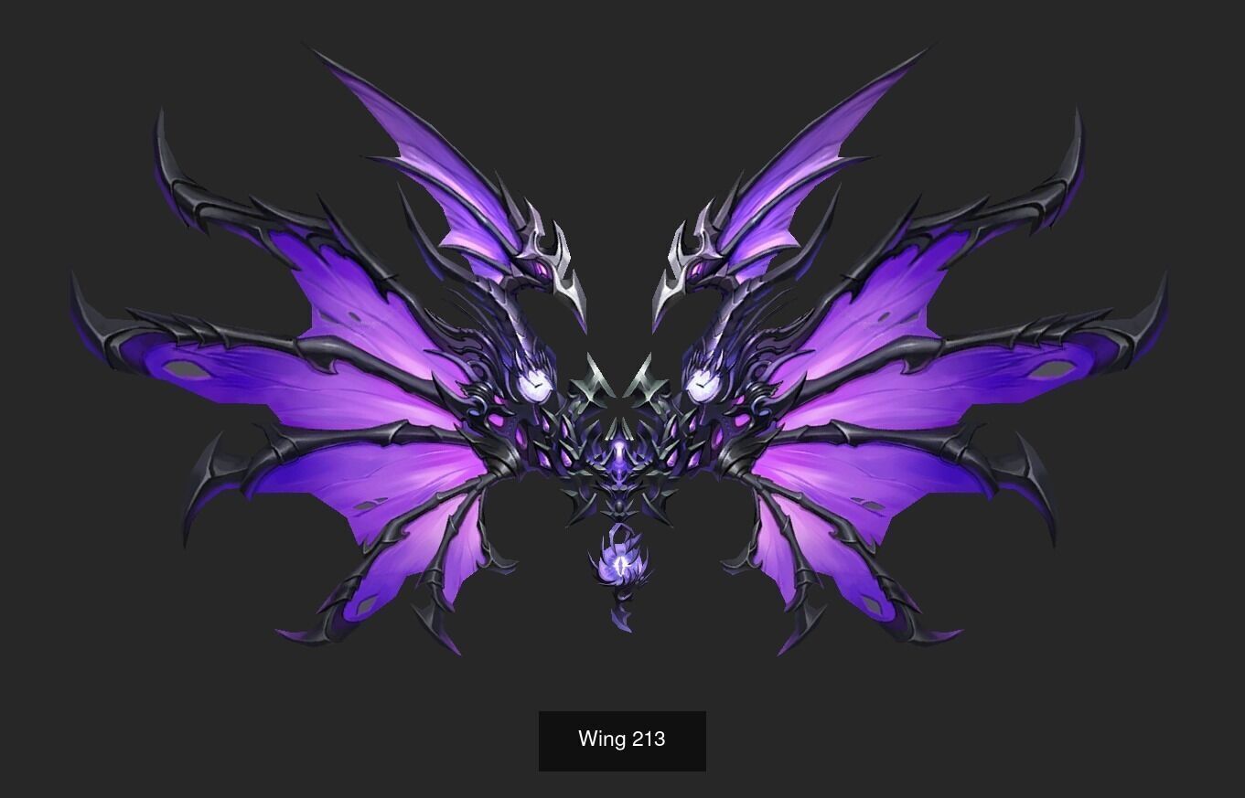 Pack With 25 Wings Part 9 3D Model Collection_17