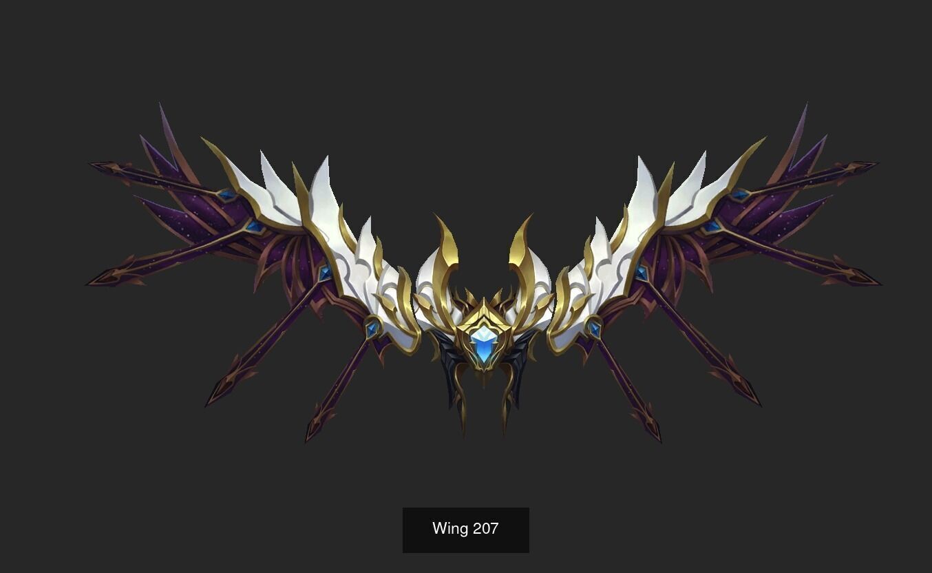 Pack With 25 Wings Part 9 3D Model Collection_23