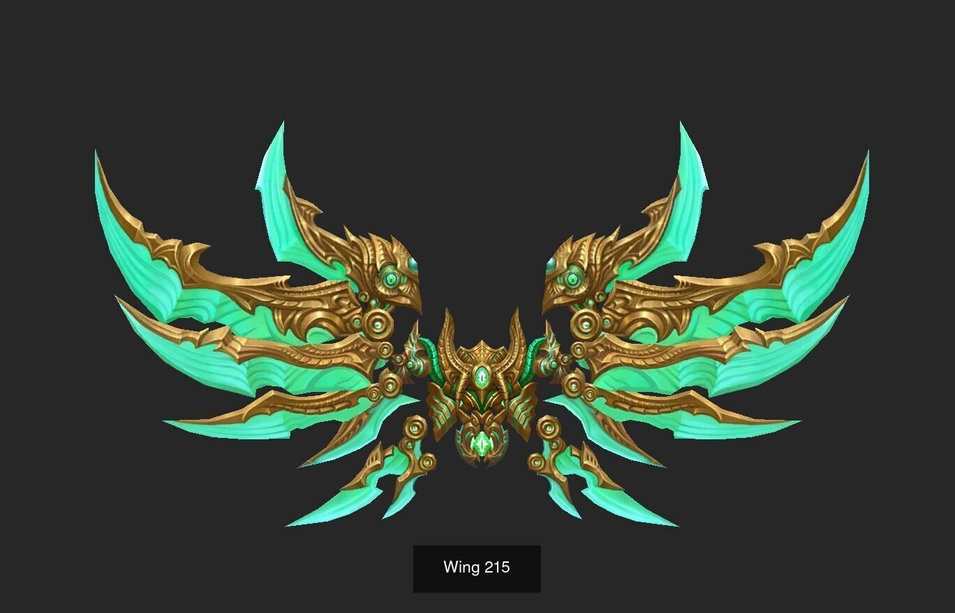 Pack With 25 Wings Part 9 3D Model Collection_15