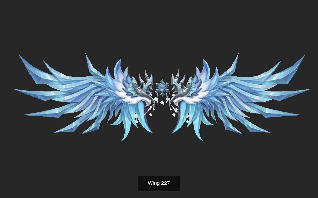 Pack With 25 Wings Part 10 3D Model Collection_27