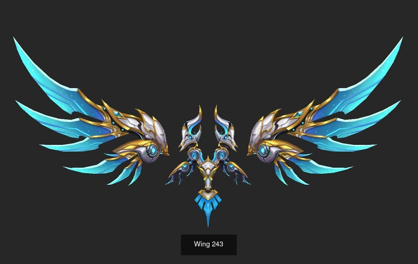 Pack With 25 Wings Part 10 3D Model Collection_11