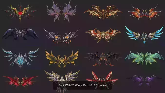 Pack With 25 Wings Part 10