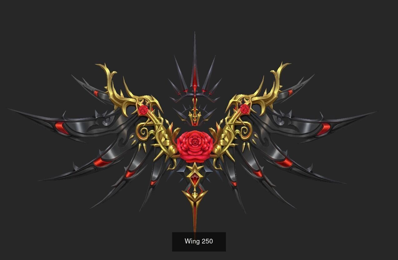 Pack With 25 Wings Part 10 3D Model Collection_4