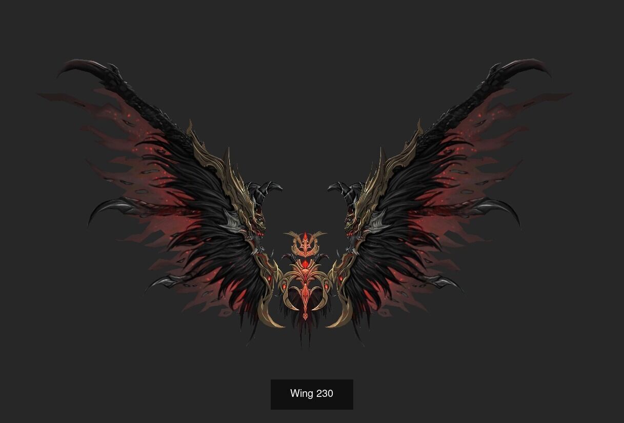 Pack With 25 Wings Part 10 3D Model Collection_24