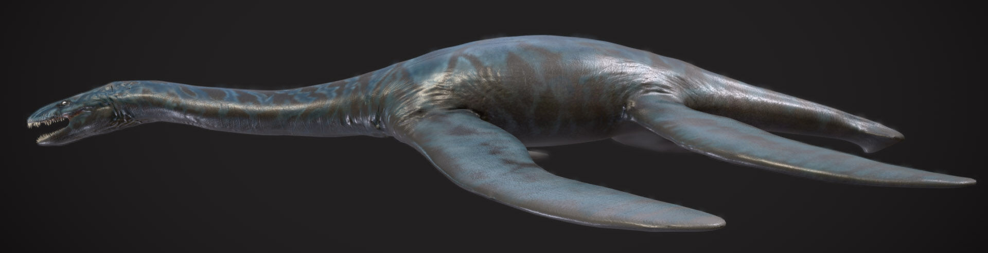 Brancasaurus The Graceful Swimmer of the Early Cretaceous Low-poly 3D model_4