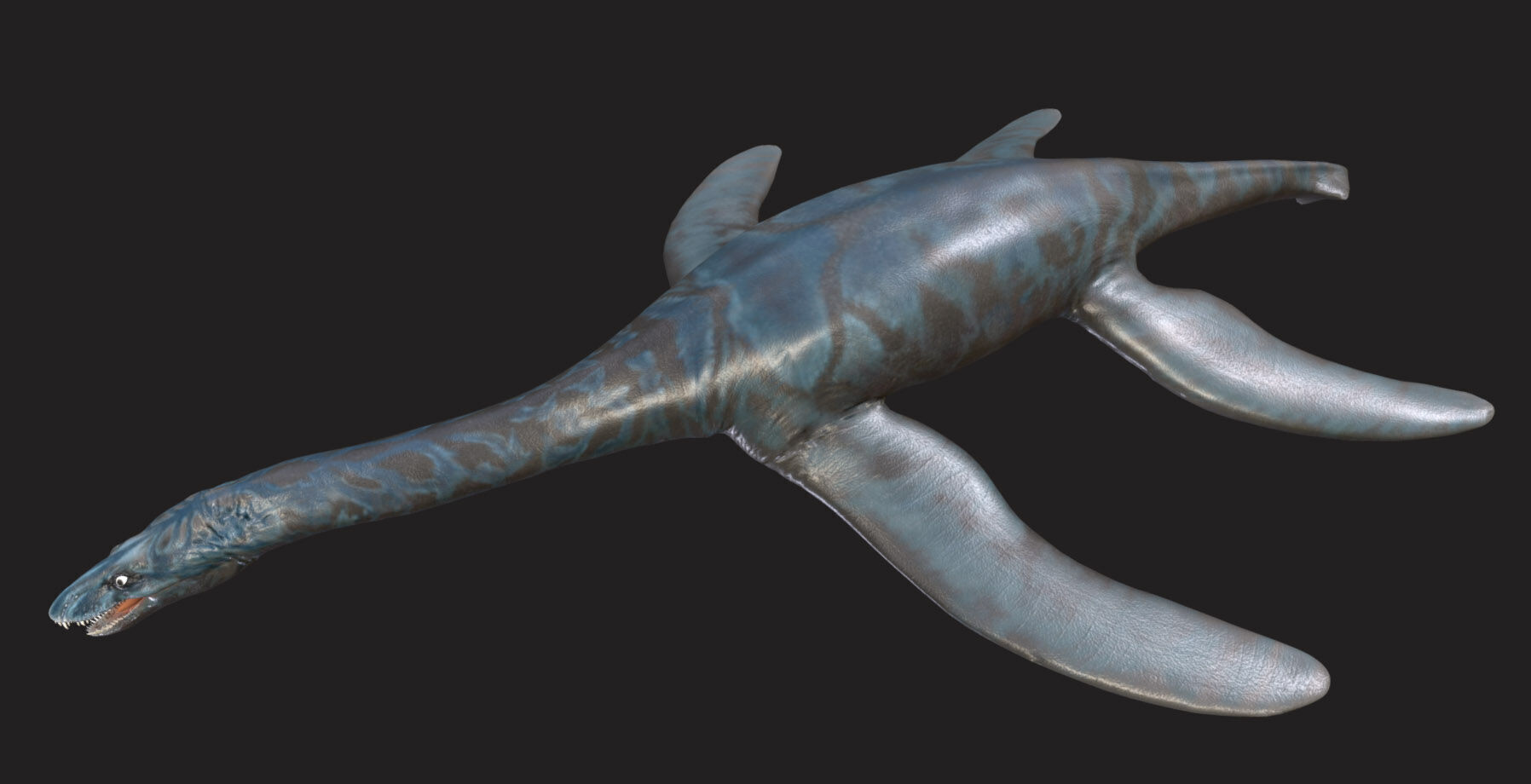 Brancasaurus The Graceful Swimmer of the Early Cretaceous Low-poly 3D model_5