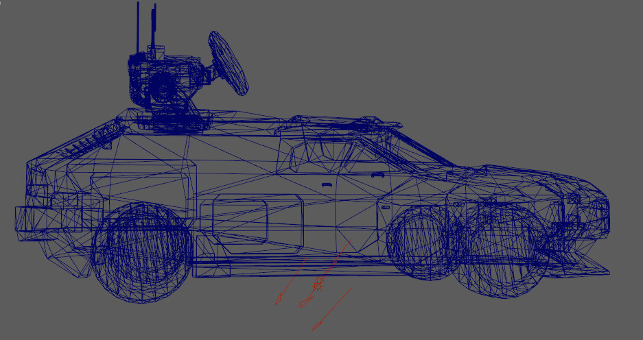 Next generation tanks armored vehicles radar vehicles Low-poly 3D model_6