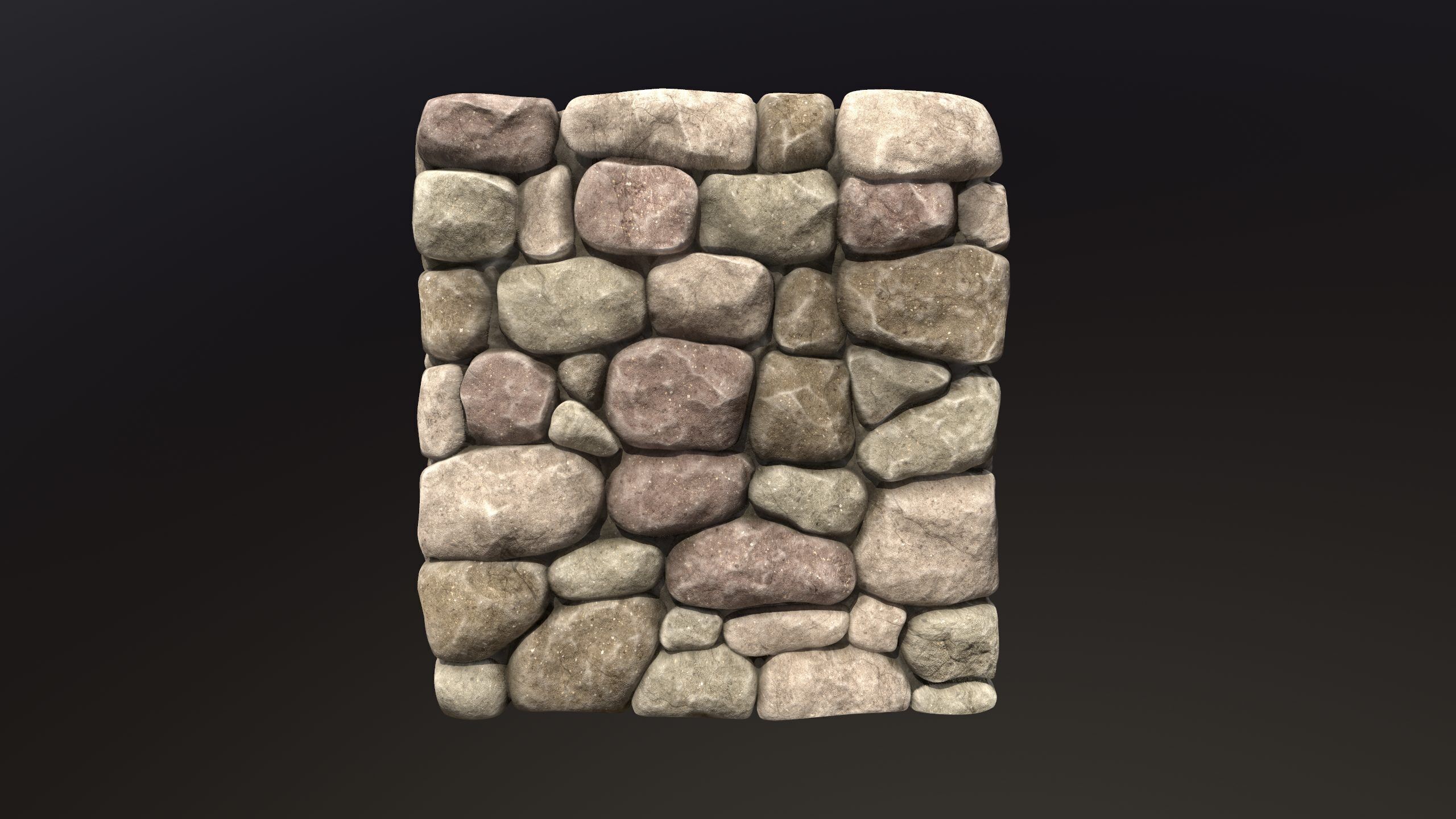 Architectural arches pottery pots bowls and pans Low-poly 3D model_5