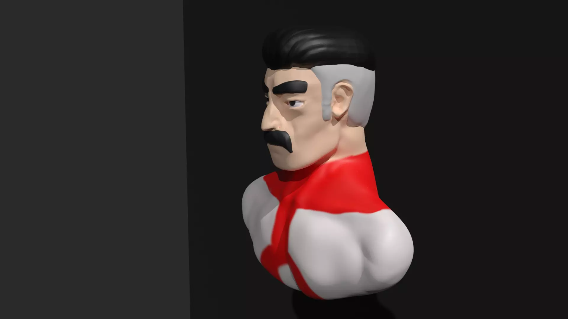 Omni Man Low-poly 3D model_0