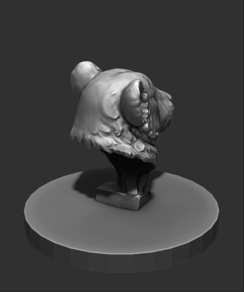 Model Hipoly  Lowpoly  UV  Texture 3D model_2