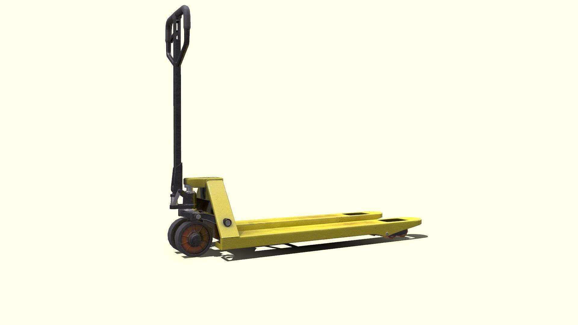 Hand Forklift Low-Poly PBR Low-poly 3D model_2