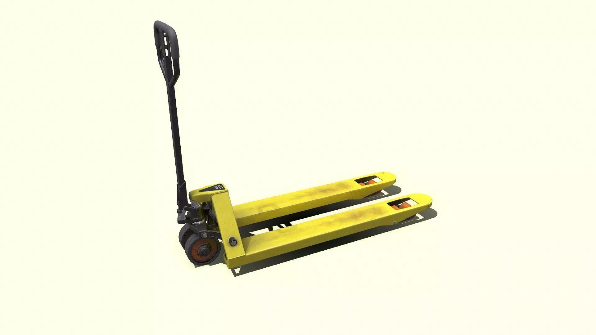 Hand Forklift Low-Poly PBR Low-poly 3D model_0