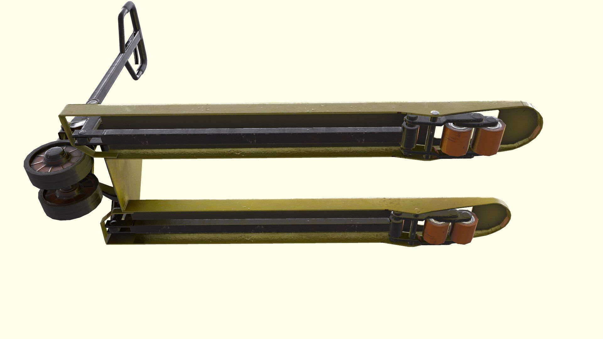 Hand Forklift Low-Poly PBR Low-poly 3D model_11