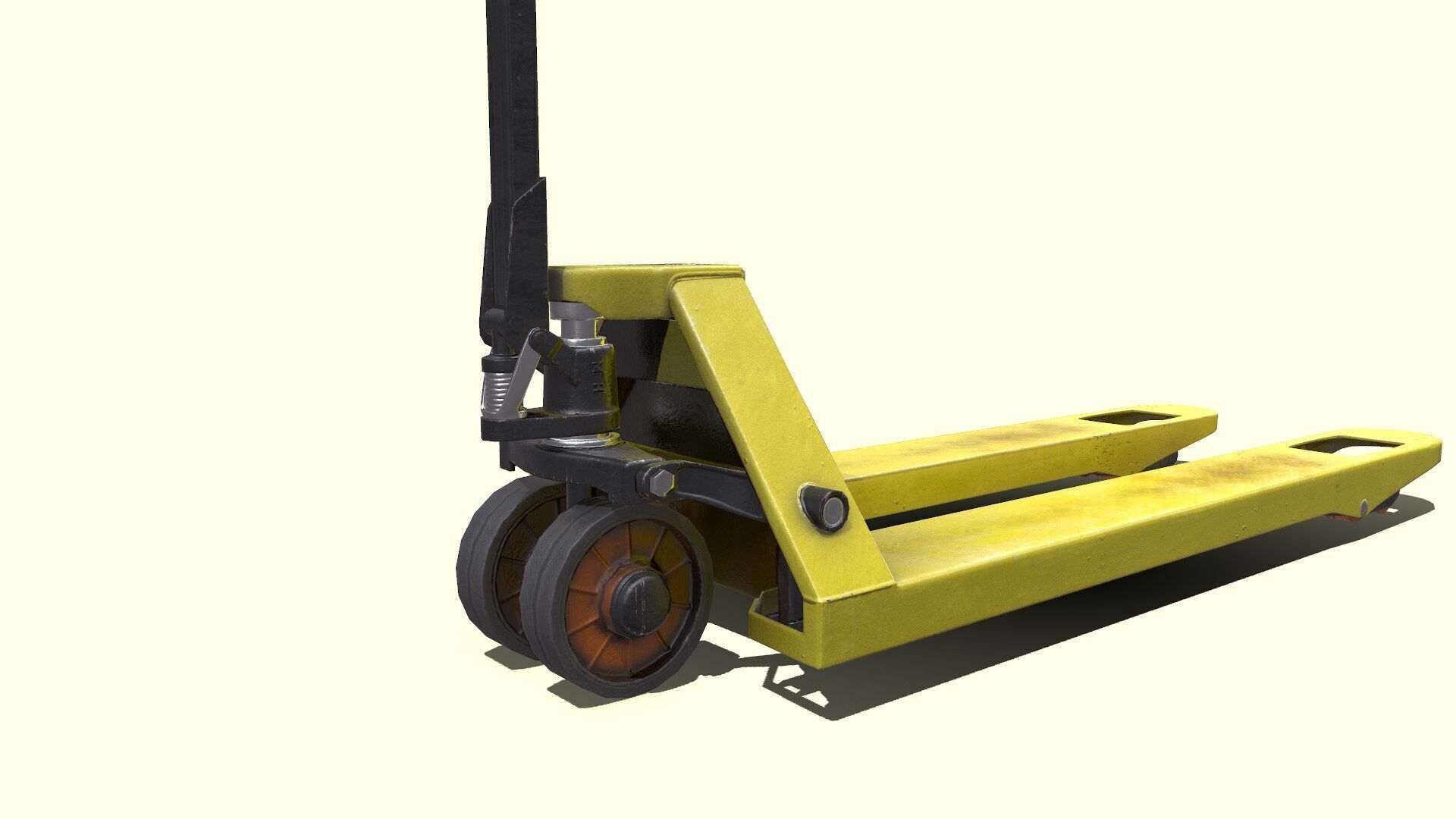 Hand Forklift Low-Poly PBR Low-poly 3D model_9