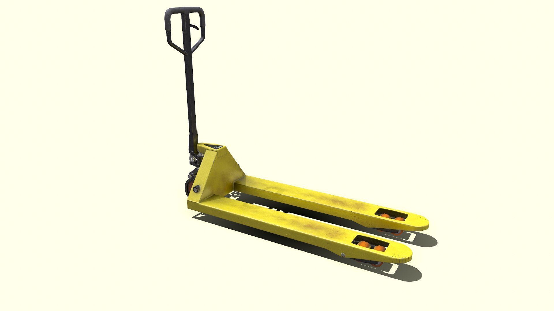 Hand Forklift Low-Poly PBR Low-poly 3D model_4