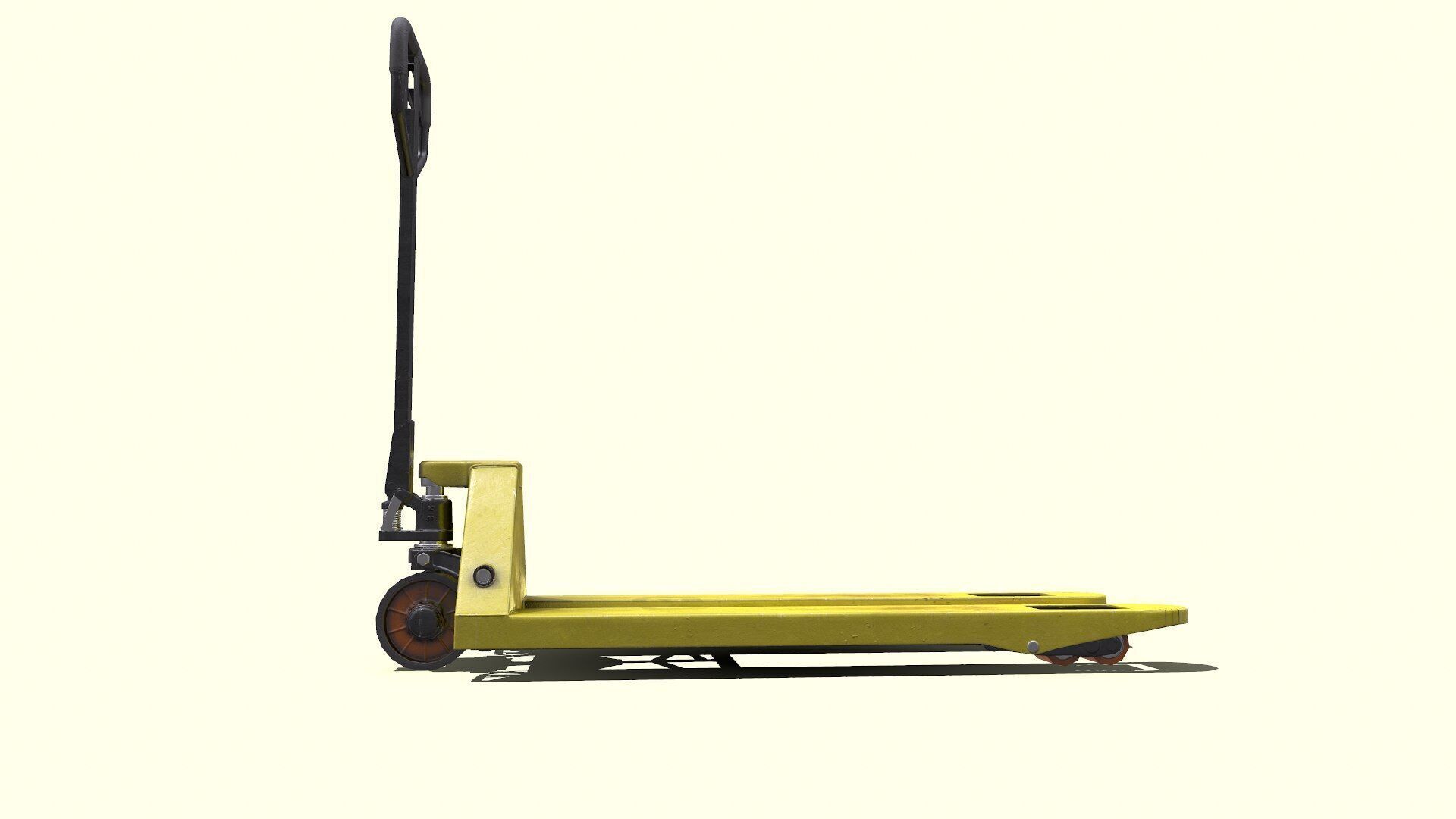 Hand Forklift Low-Poly PBR Low-poly 3D model_3