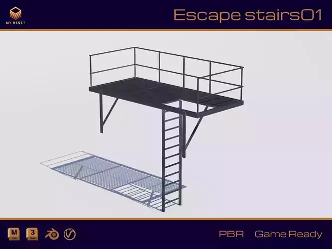 Escape stairs01