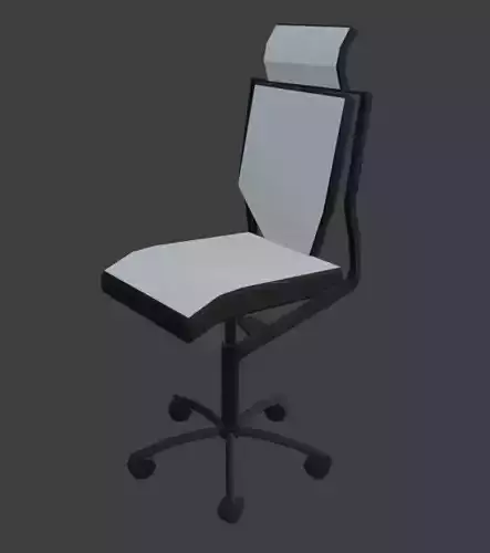 Low Poly Lab Chair 3D Model