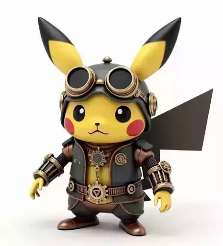 steampunk Pikachu 1