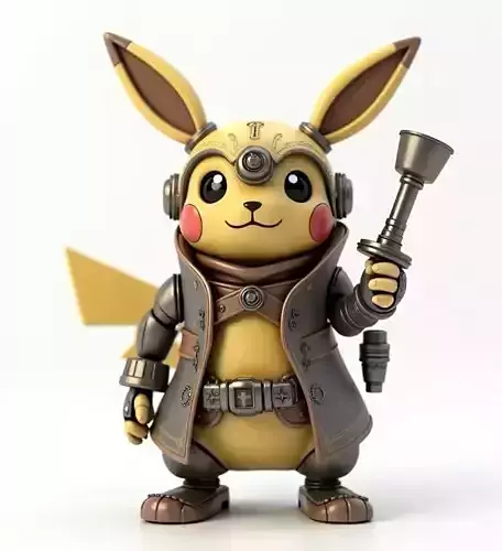 steampunk pikachu 4