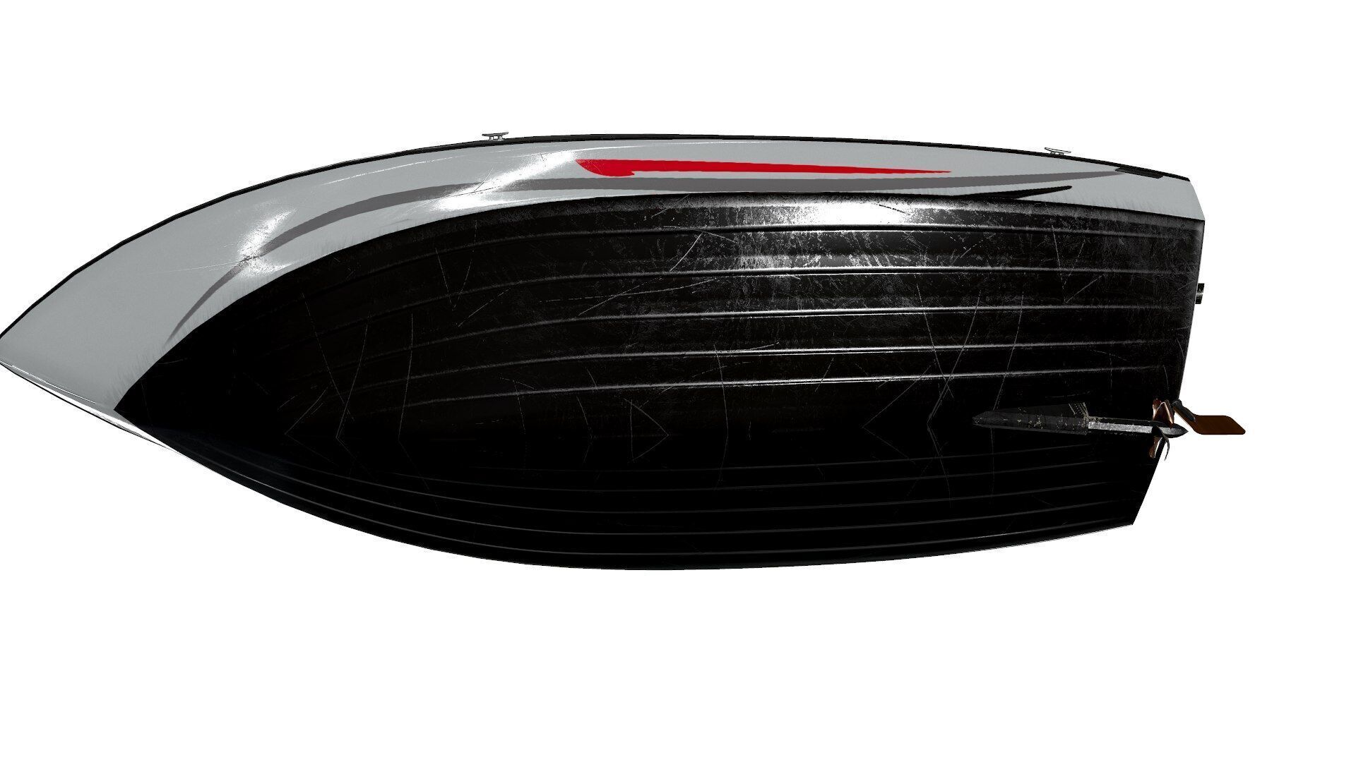 Speedboat Low-poly PBR Low-poly 3D model_22