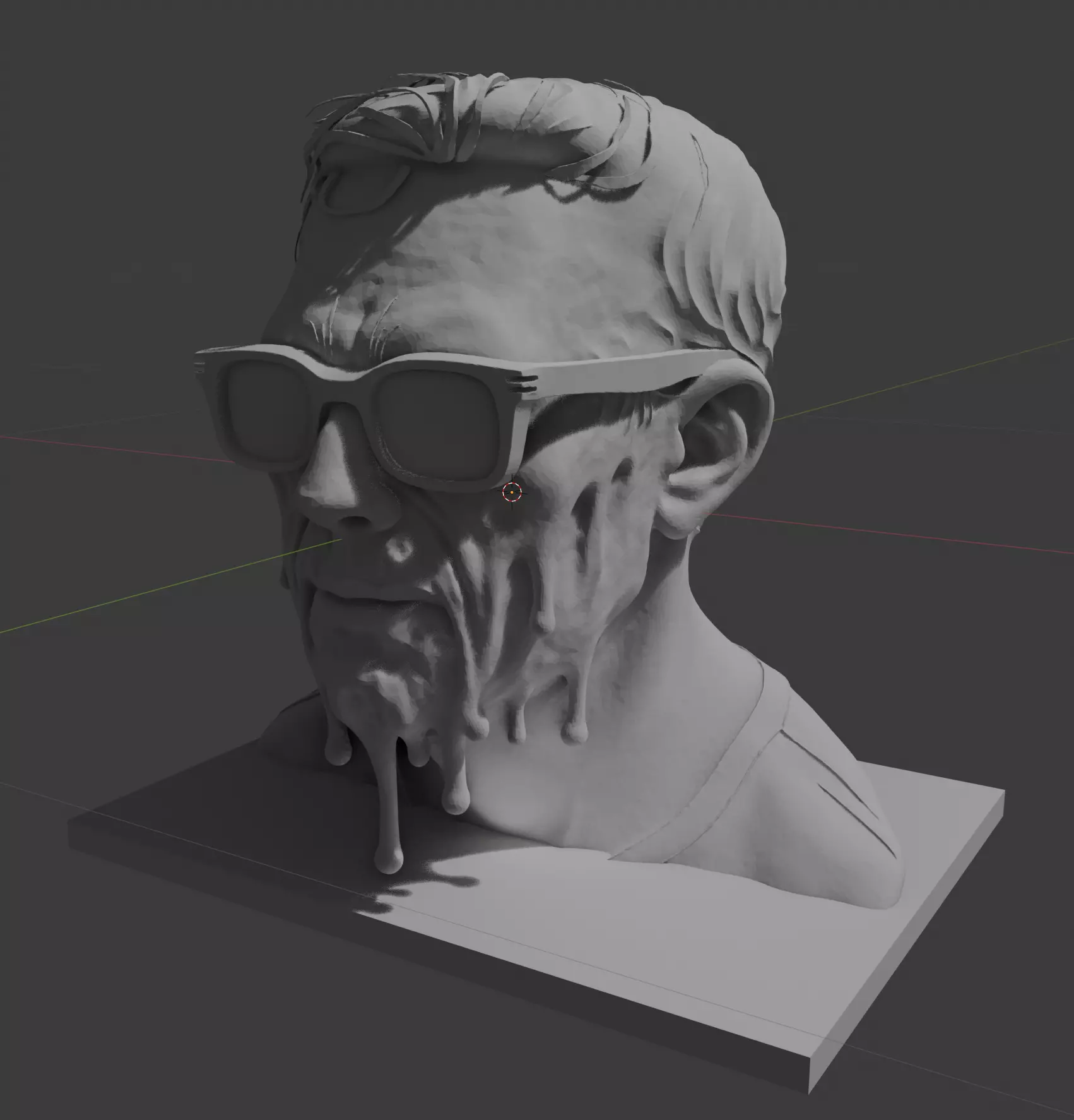 MeltedMan 3D print model_2
