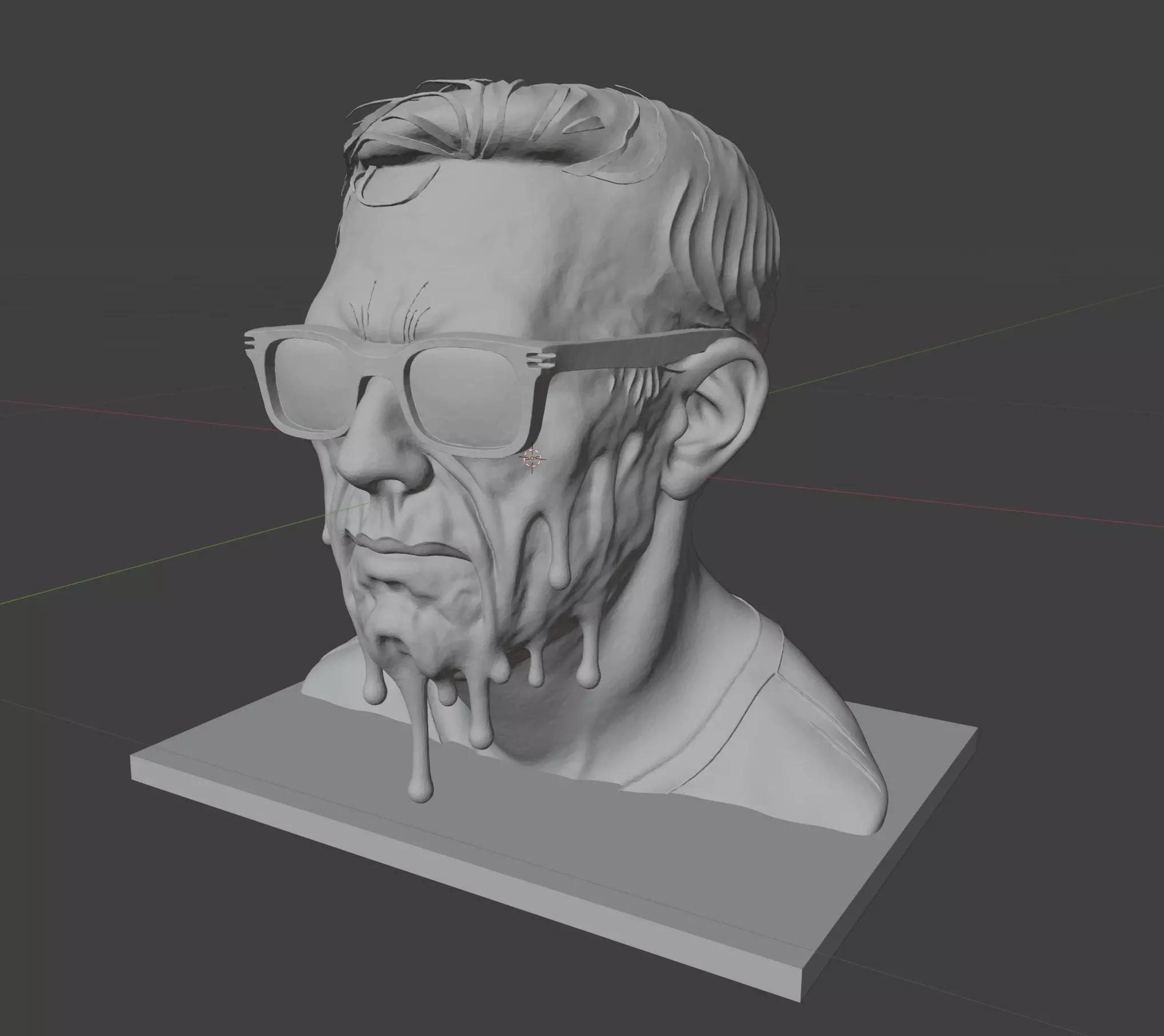 MeltedMan 3D print model_0