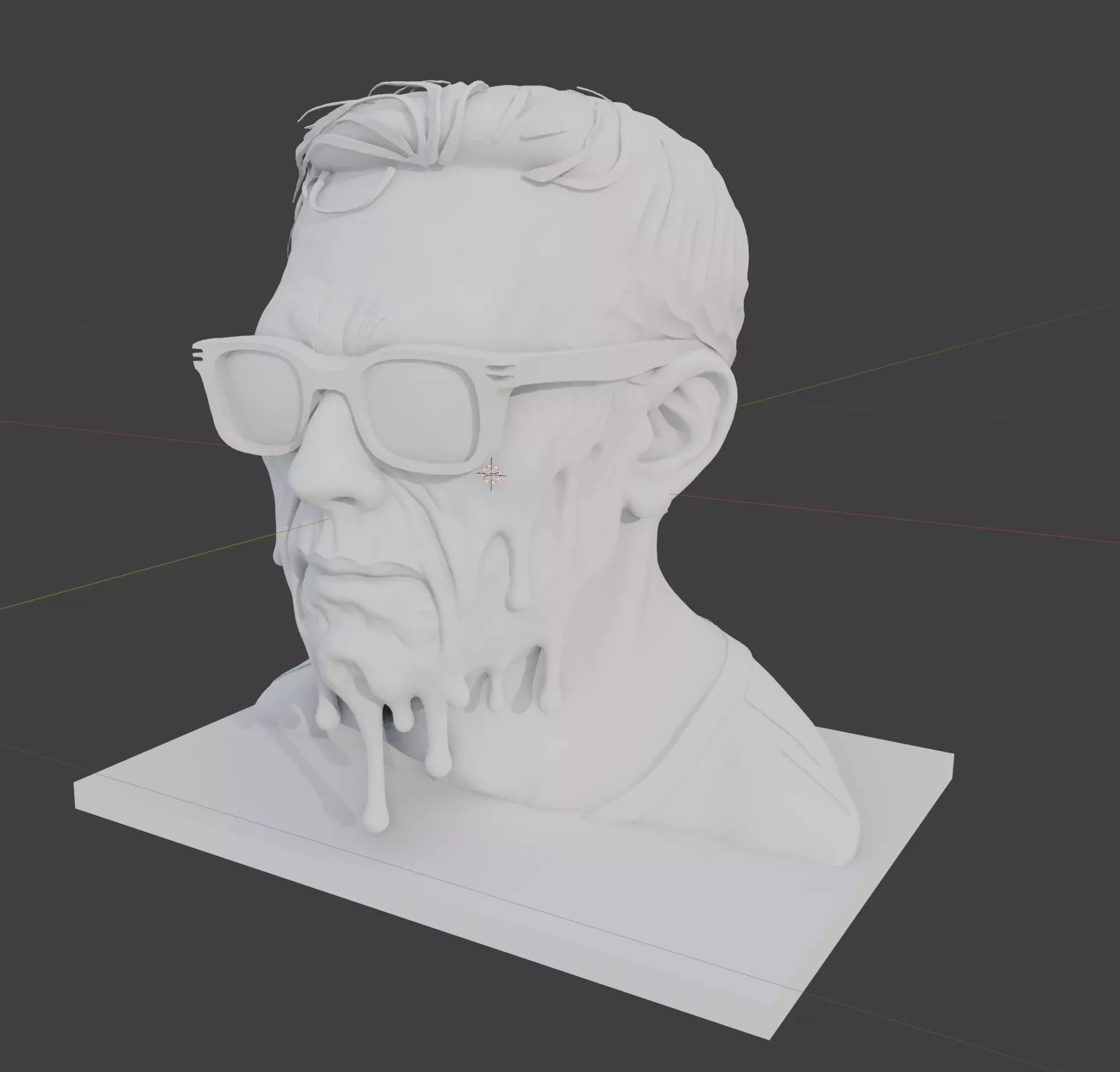 MeltedMan 3D print model_1