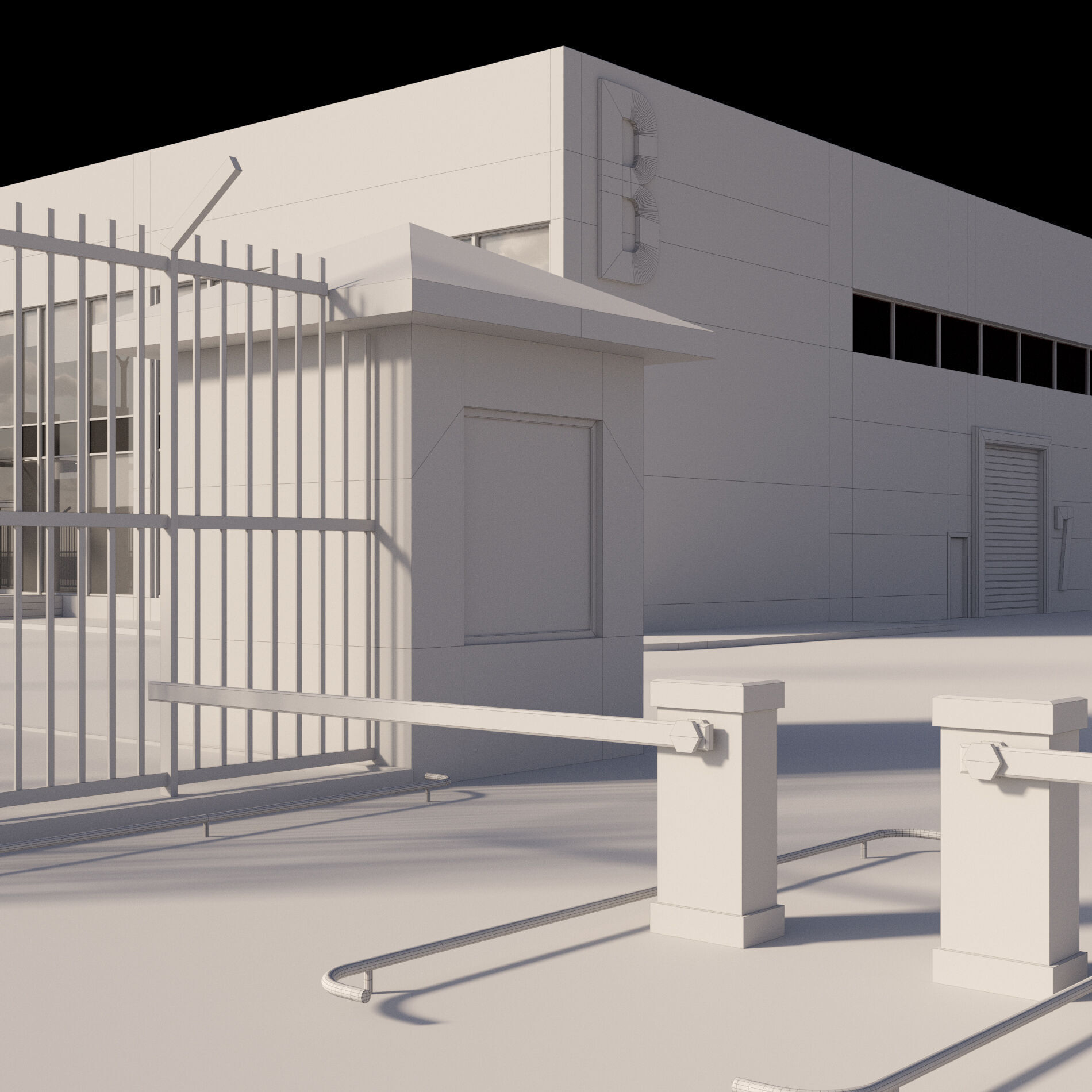 Logistic center 3D model_13