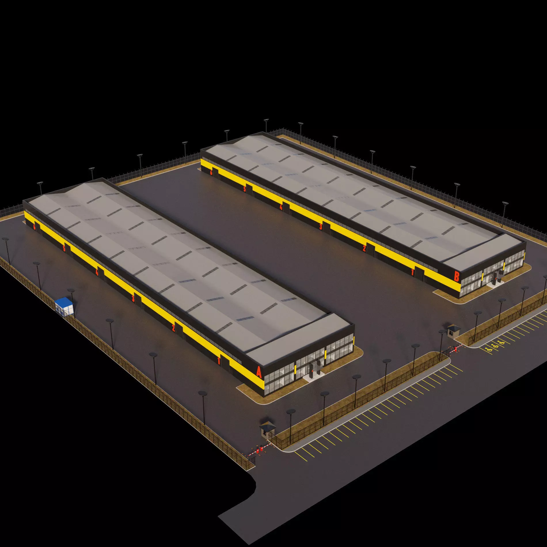 Logistic center 3D model_0