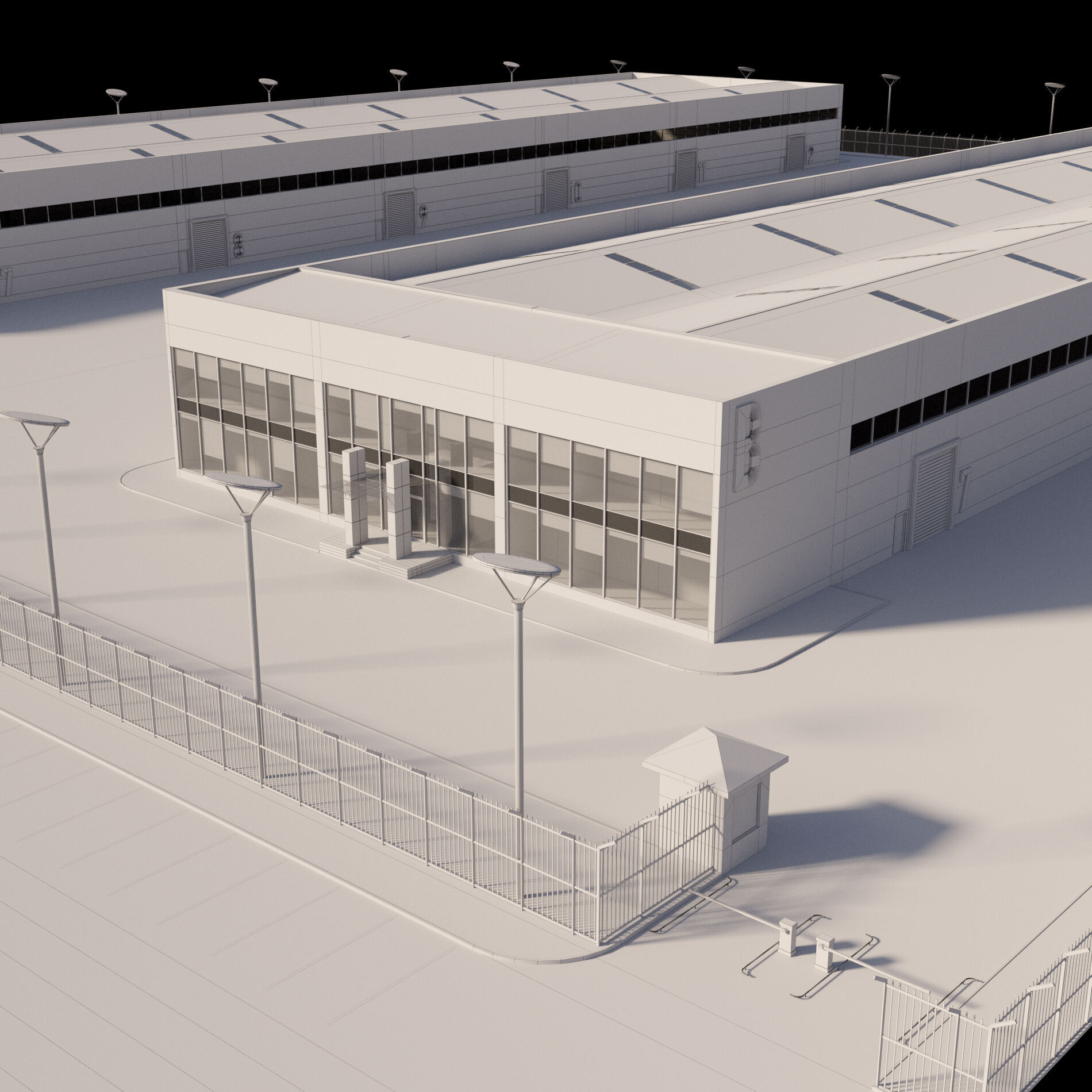 Logistic center 3D model_15