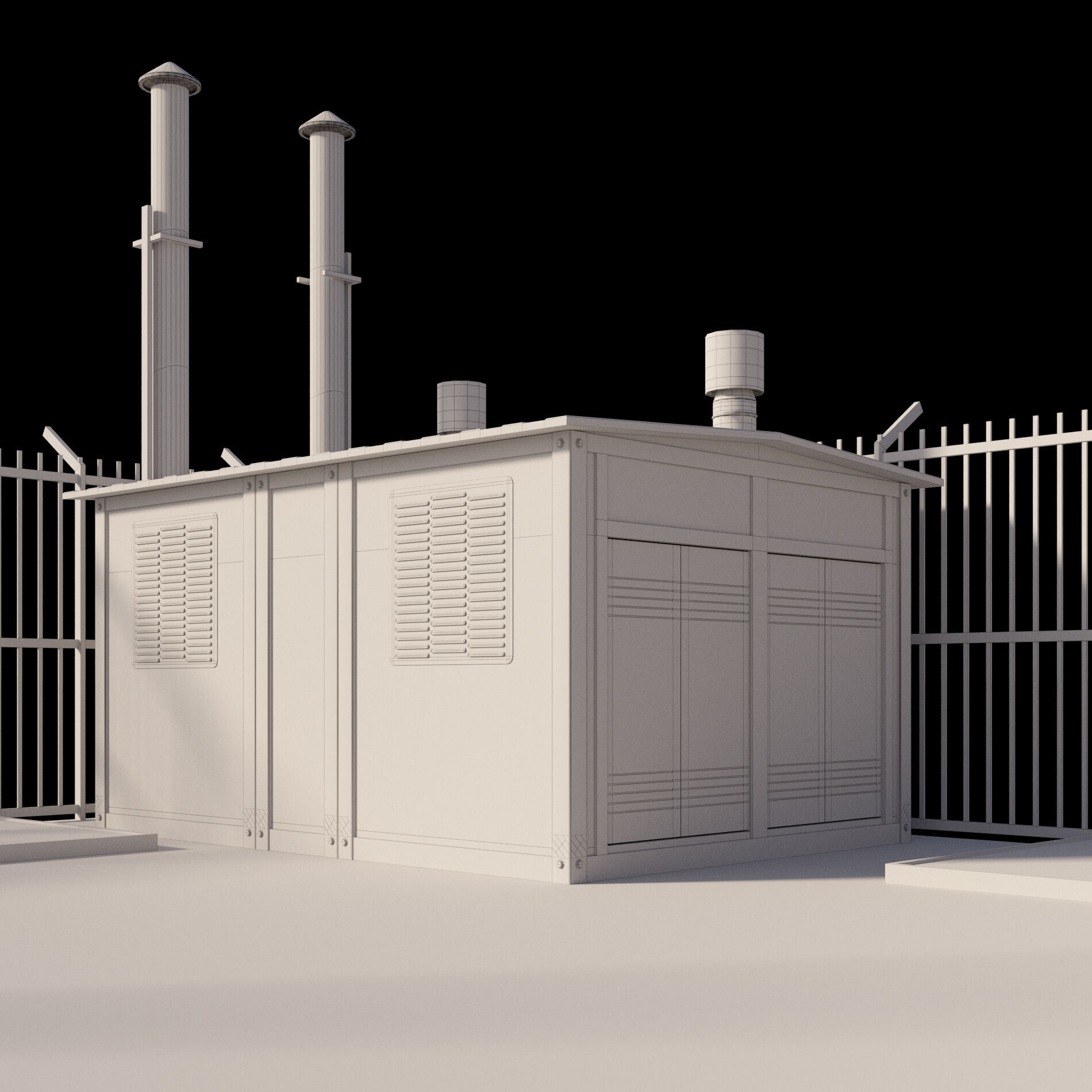 Logistic center 3D model_9