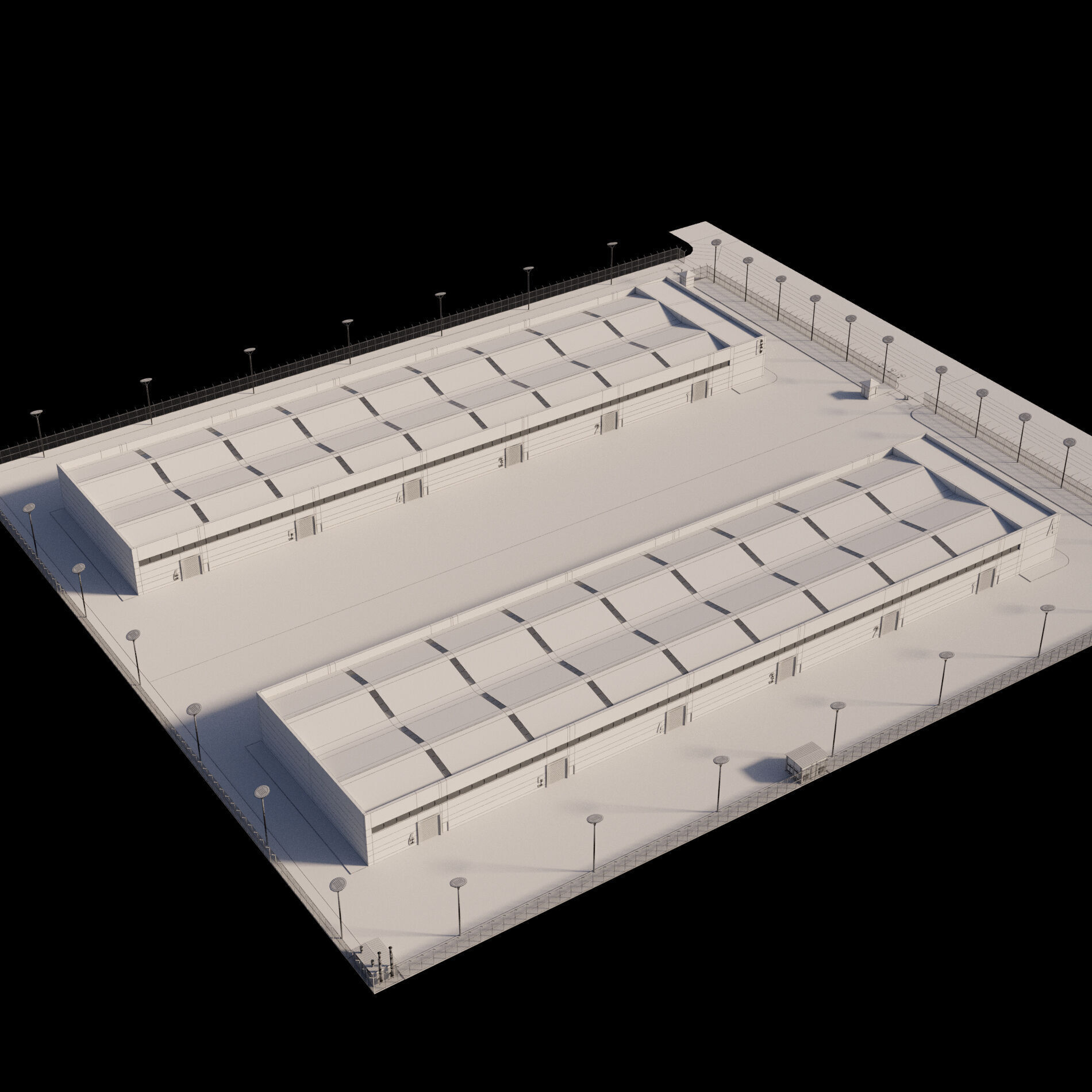 Logistic center 3D model_3