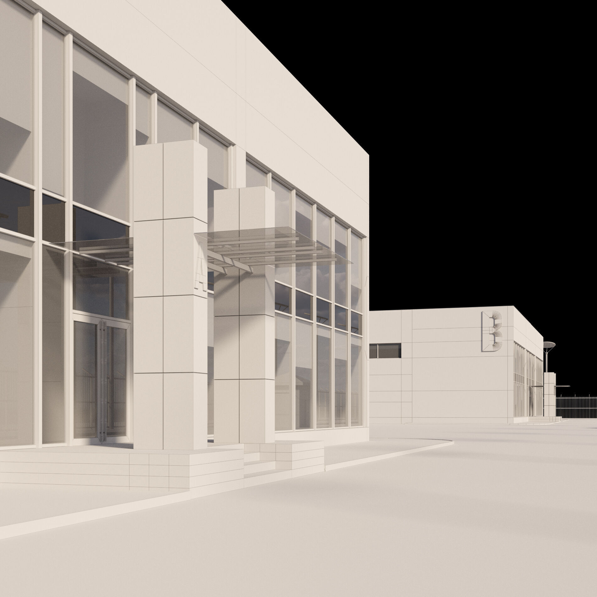 Logistic center 3D model_5