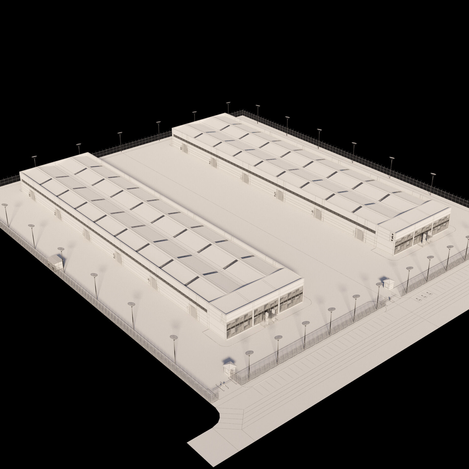 Logistic center 3D model_1