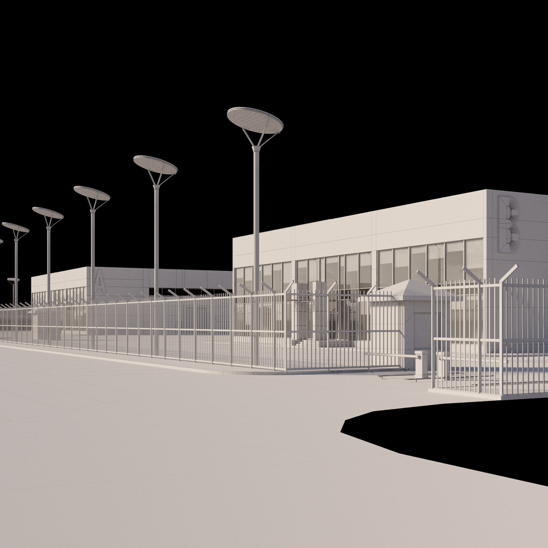 Logistic center 3D model_11