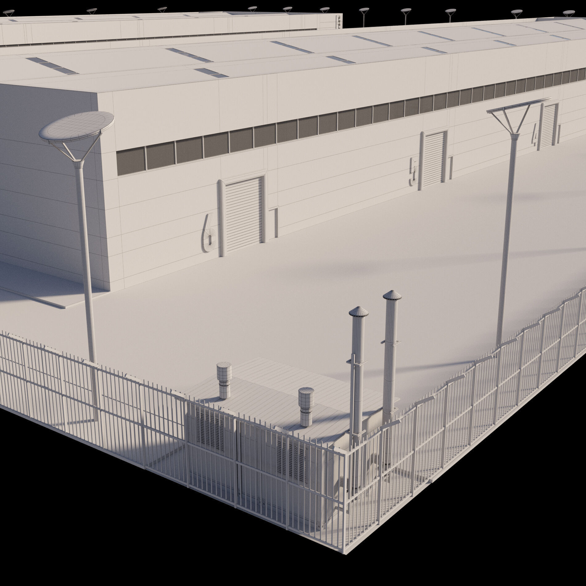 Logistic center 3D model_17