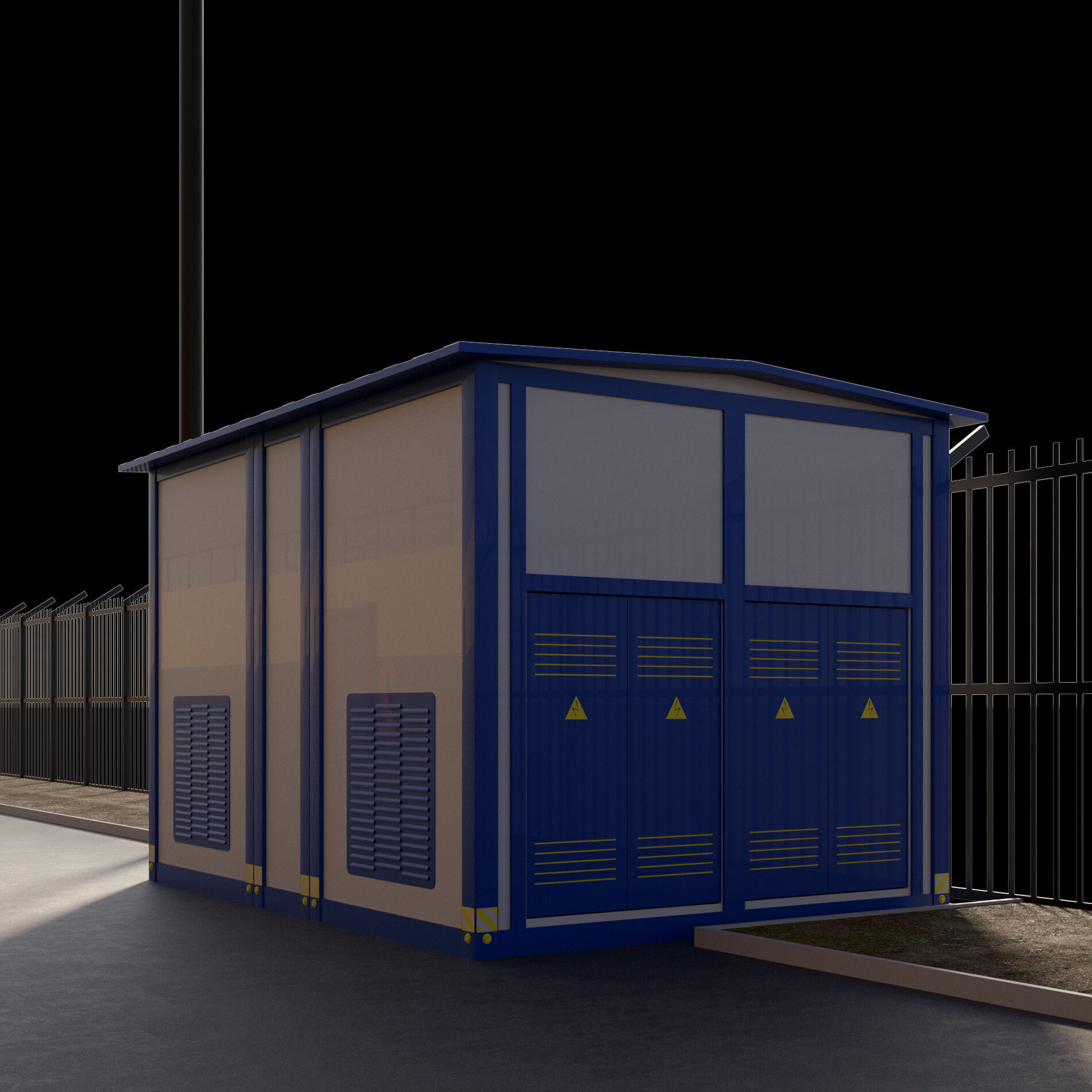Logistic center 3D model_6