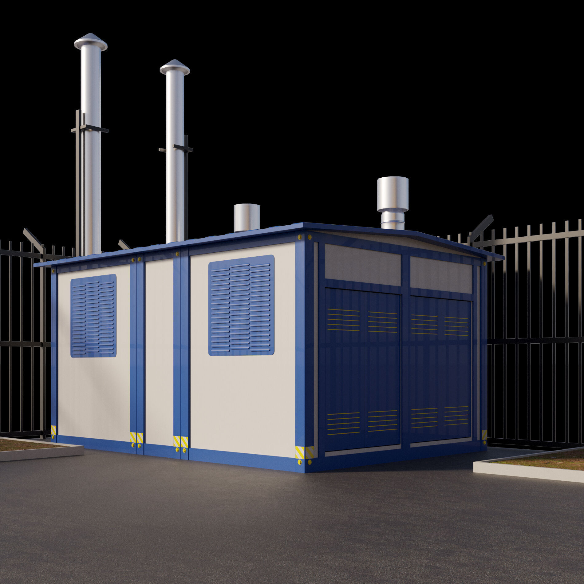 Logistic center 3D model_8
