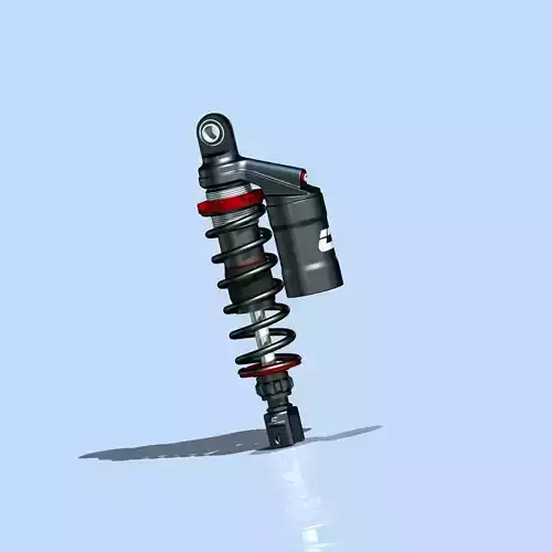 Rear Shock Absorber YSS G Series 300mm  High Detail 3D Model 