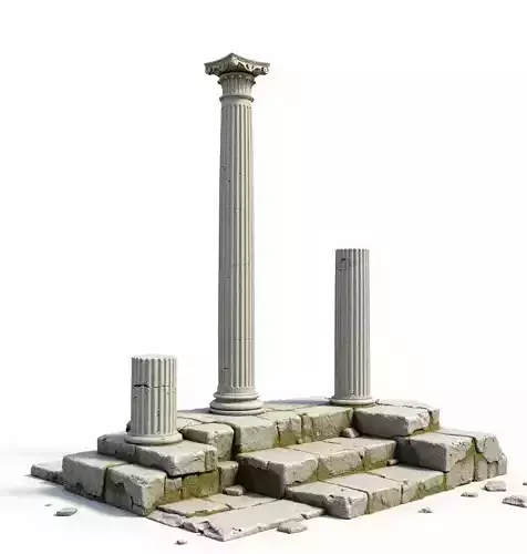 ancient ruins 3D print model