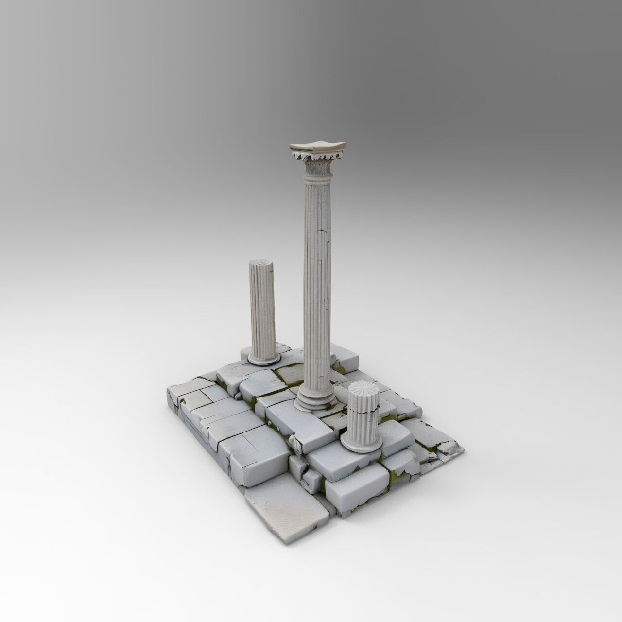 ancient ruins 3D print model_4