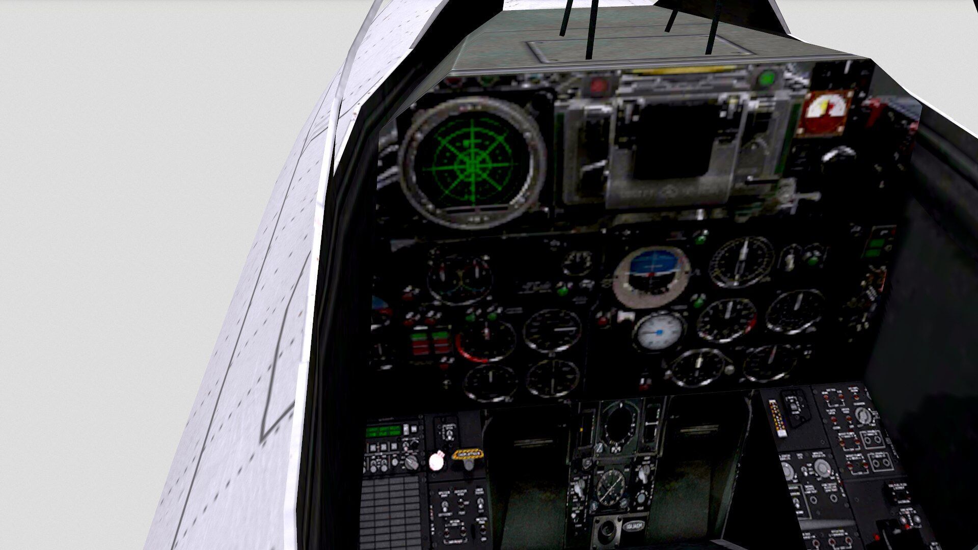 Mikoyan-Gurevich MiG-17 Low-poly PBR Low-poly 3D model_5