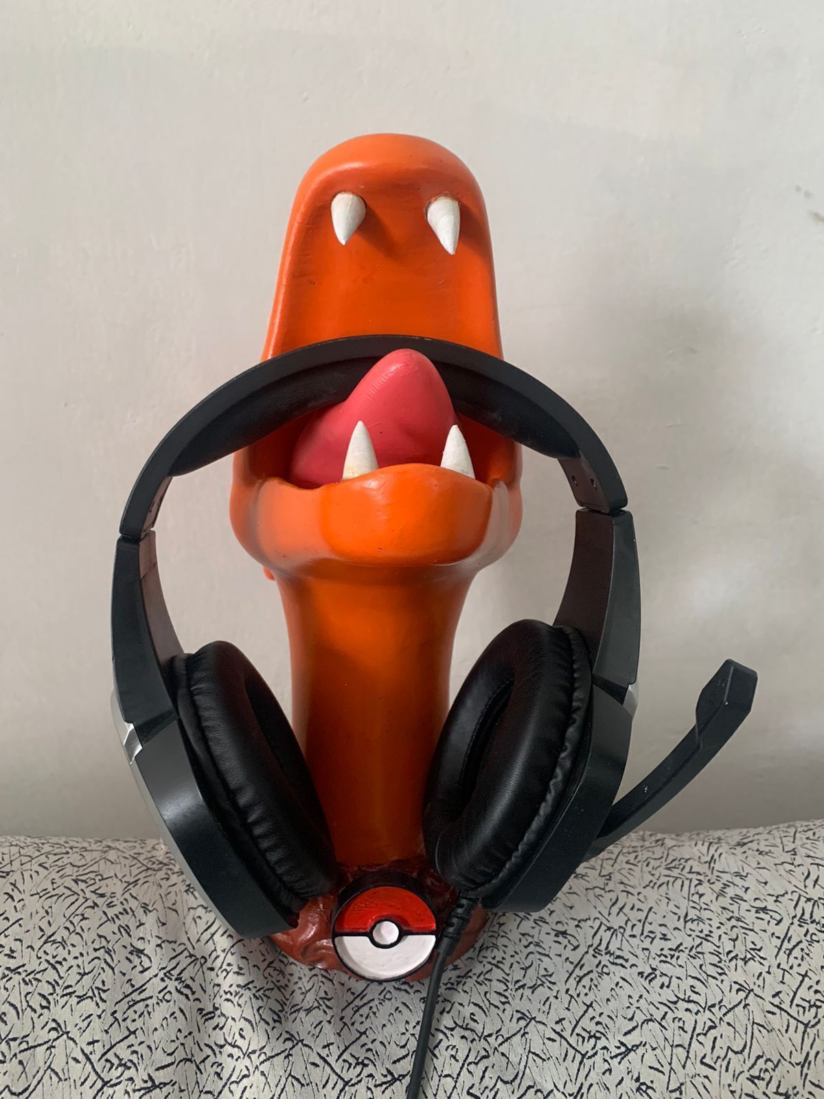 Charizard headset stand - Soporte para auriculares Charizard 3D print model_7