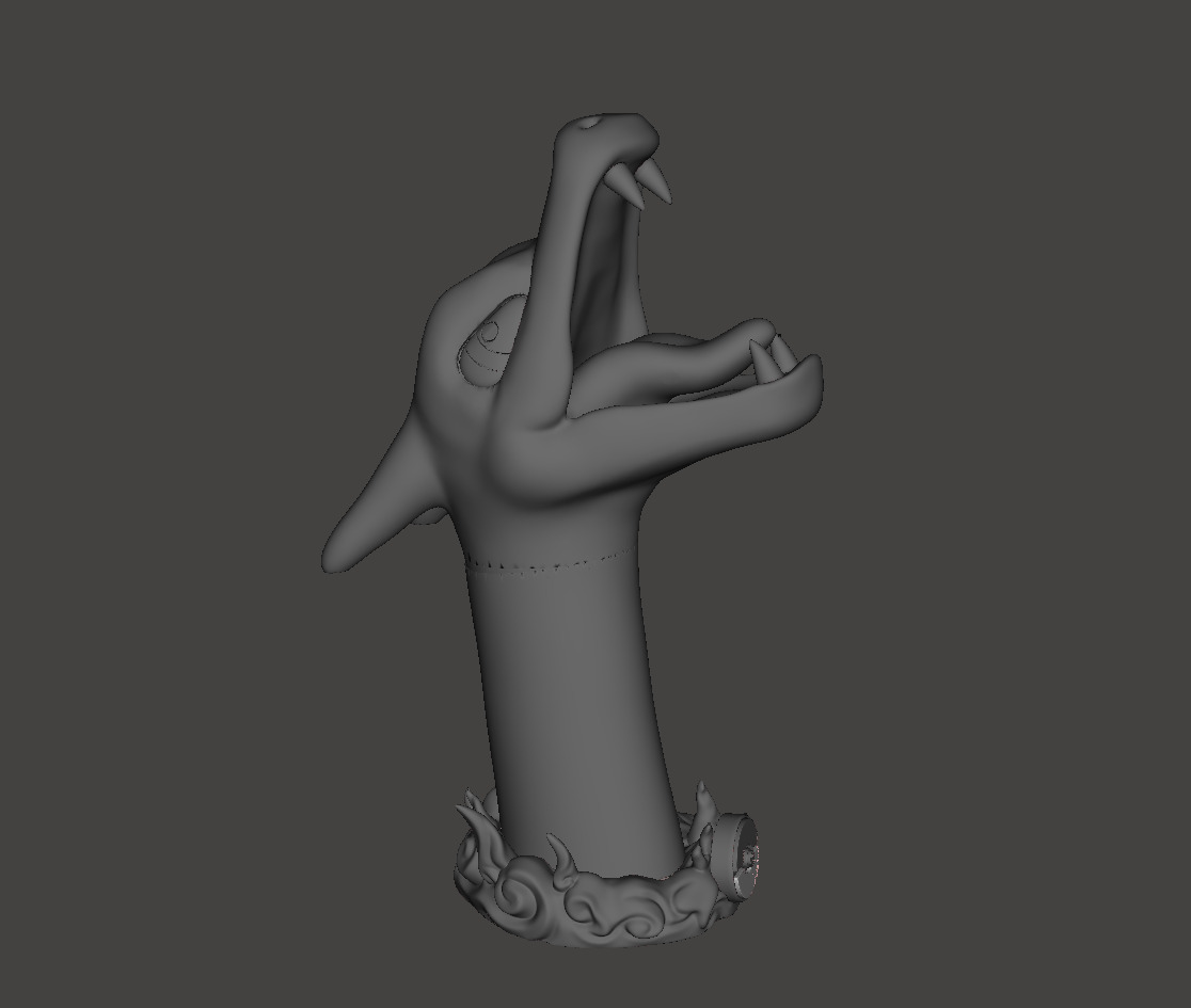 Charizard headset stand - Soporte para auriculares Charizard 3D print model_4