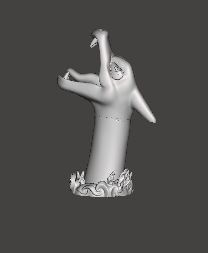 Charizard headset stand - Soporte para auriculares Charizard 3D print model_1