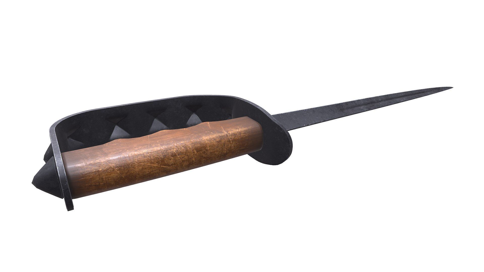 M1917 Trench Knife Low-poly PBR Low-poly 3D model_10