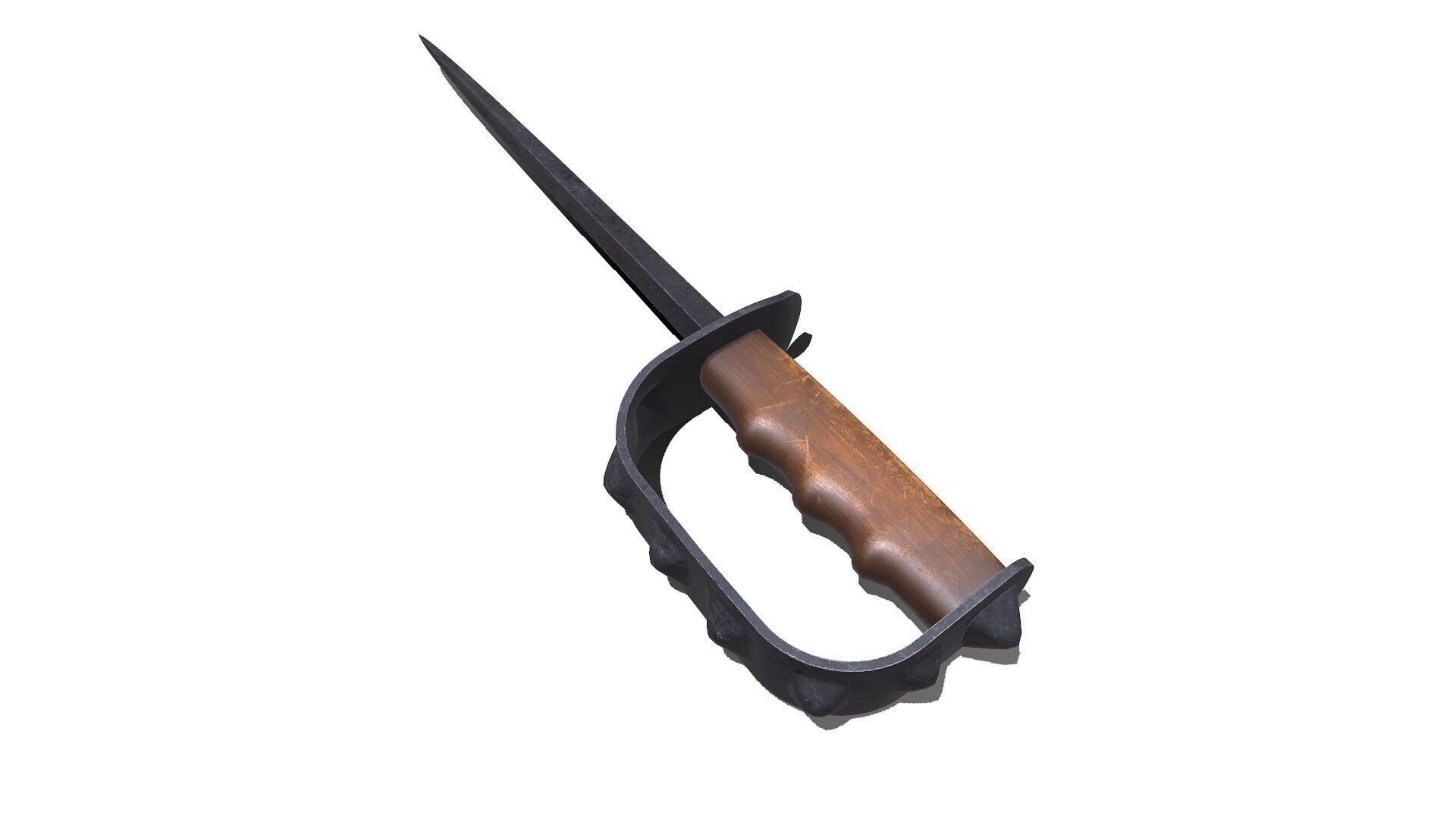 M1917 Trench Knife Low-poly PBR Low-poly 3D model_4